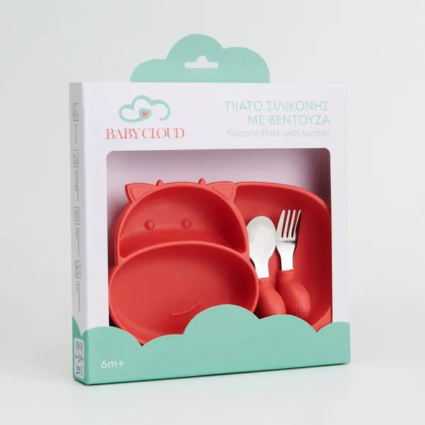 Πιάτο σιλικόνης Baby Cloud